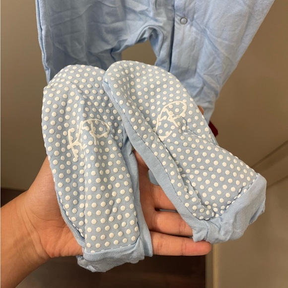 Kickee Pants Footie with Snaps in Pond Bamboo Signature Blend onesie size 5 kids - Picture 5 of 7